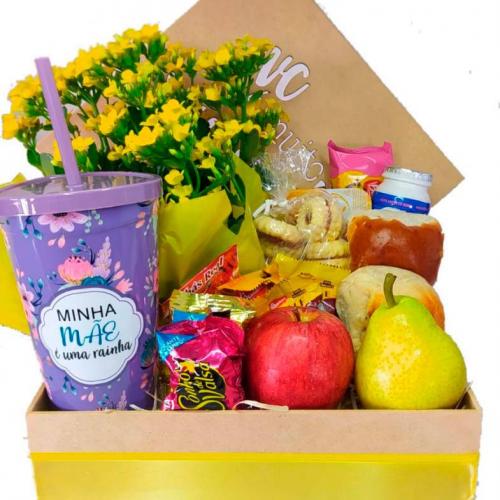 Cesta do Dia das Mães com Copo